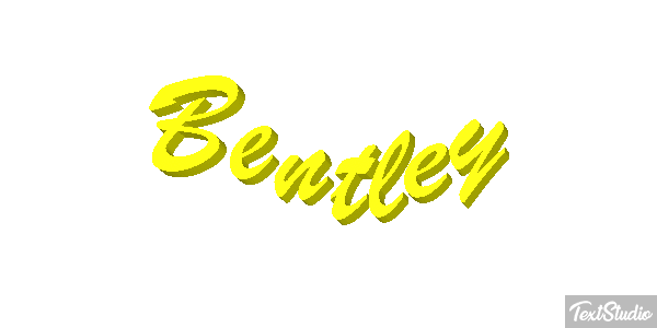 Bentley Effet de texte