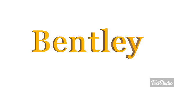 Bentley Effet de texte