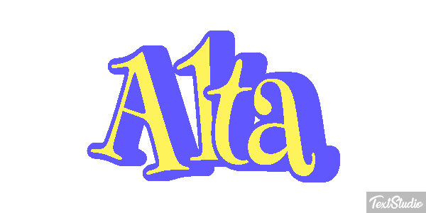 Alta Efeito do texto