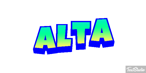 Alta Efeito do texto