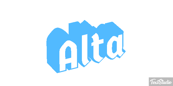 Alta Efeito do texto