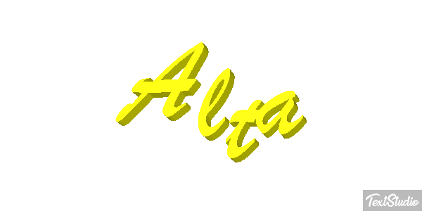 Alta Efeito do texto