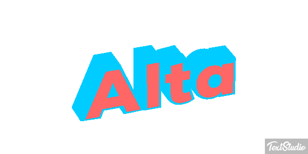 Alta Efeito do texto
