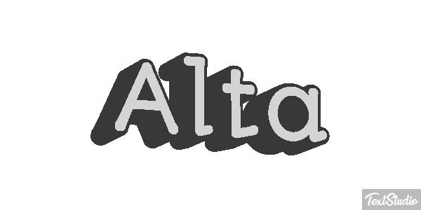 Alta Efeito do texto