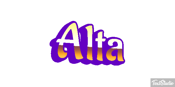 Alta Efeito do texto