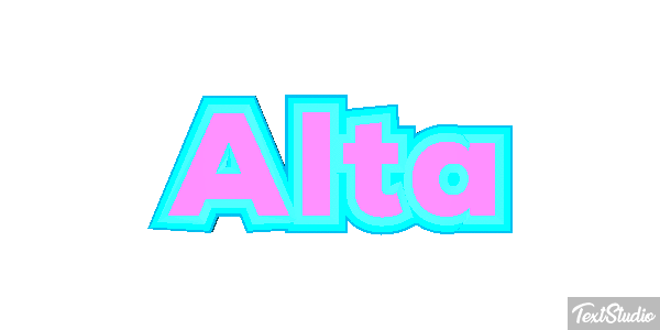 Alta Efeito do texto