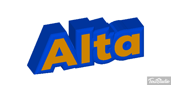 Alta Efeito do texto
