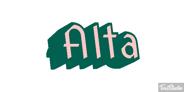 Alta Efeito do texto