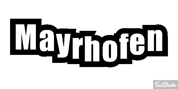 Mayrhofen Efekt tekstowy