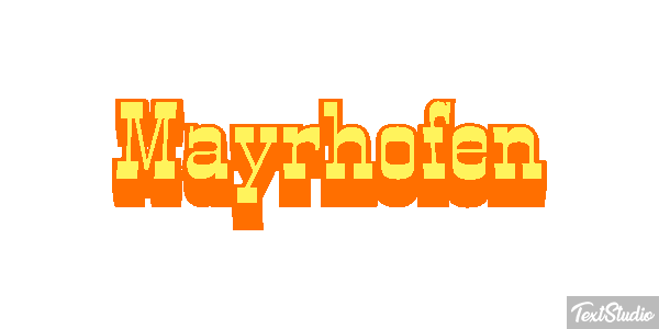 Mayrhofen Efekt tekstowy