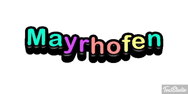 Mayrhofen Efekt tekstowy