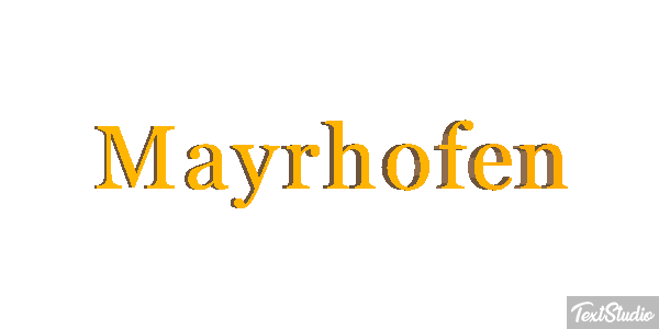 Mayrhofen Efekt tekstowy