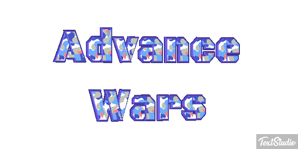 Advance Wars Efecto de texto