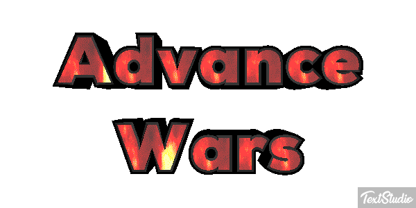 Advance Wars Efecto de texto