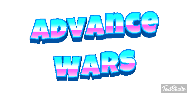 Advance Wars Efecto de texto
