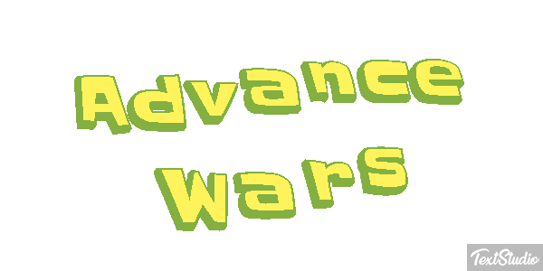 Advance Wars Efecto de texto