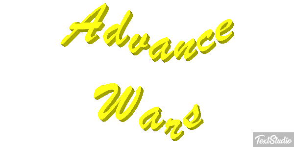 Advance Wars Efecto de texto