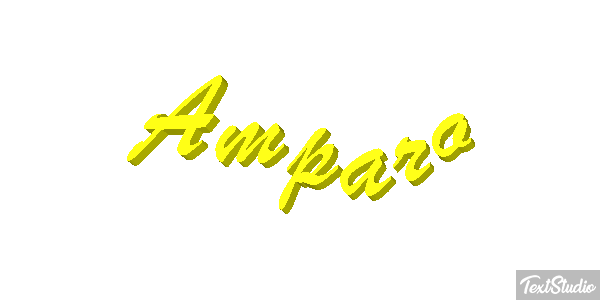 Amparo Text effect