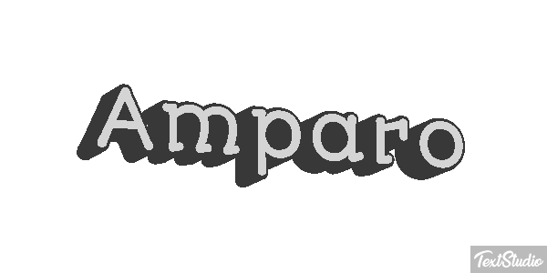 Amparo Text effect
