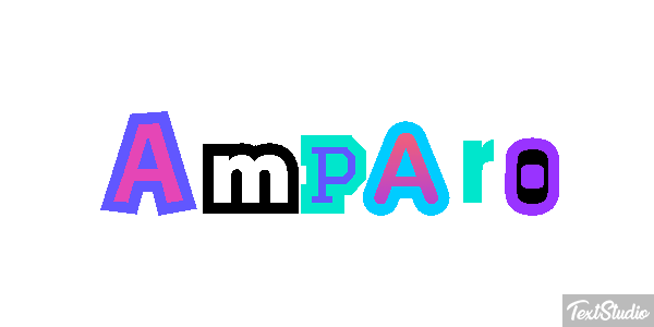 Amparo Text effect