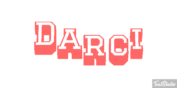 Darci Текстовый эффект