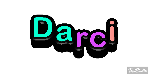 Darci Текстовый эффект