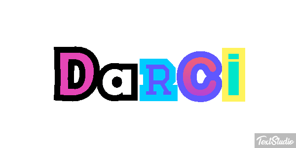 Darci Текстовый эффект