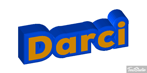 Darci Текстовый эффект