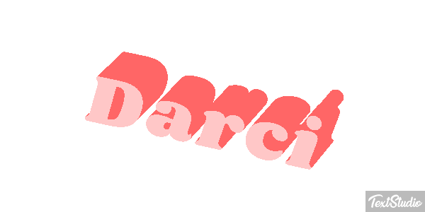 Darci Текстовый эффект