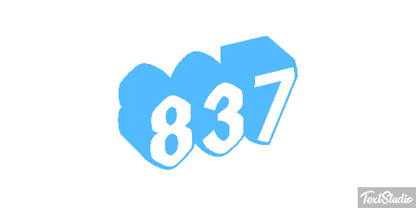 837 Metin efekti