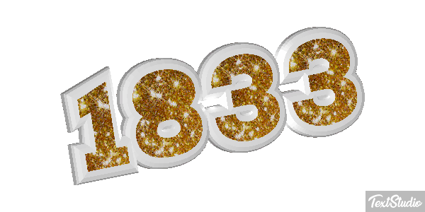1833 Text effect