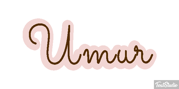 Umur Tekst effect