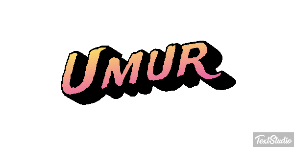 Umur Tekst effect