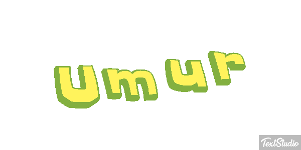 Umur Tekst effect