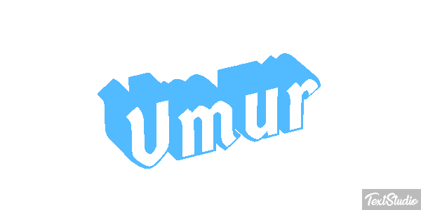 Umur Tekst effect