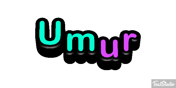 Umur Tekst effect