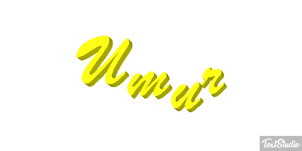 Umur Tekst effect