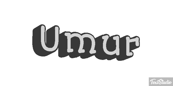 Umur Tekst effect