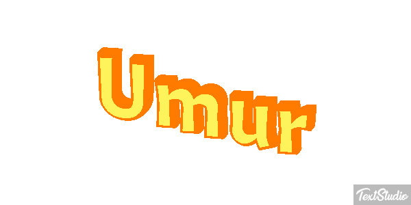 Umur Tekst effect