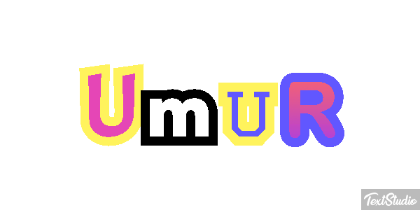 Umur Tekst effect