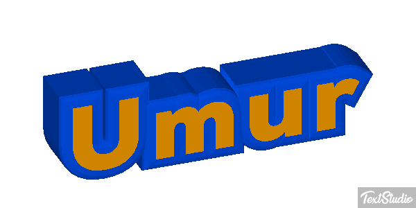 Umur Tekst effect