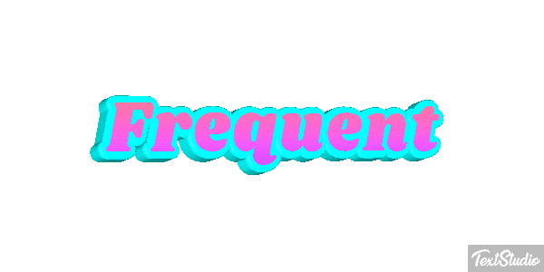 Frequent Efeito do texto