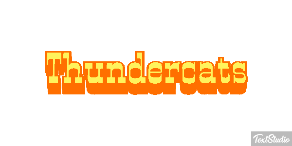 Thundercats Efekt tekstowy