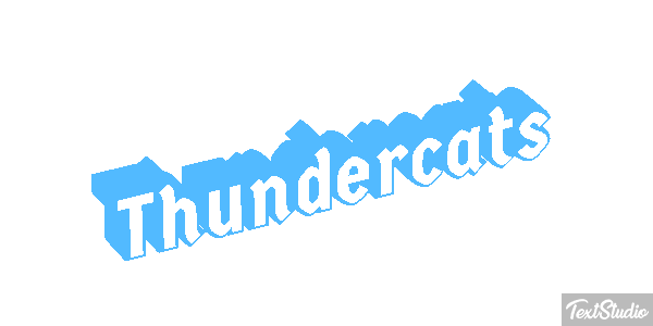 Thundercats Efekt tekstowy