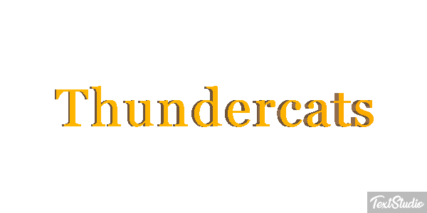 Thundercats Efekt tekstowy