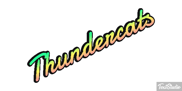 Thundercats Efekt tekstowy
