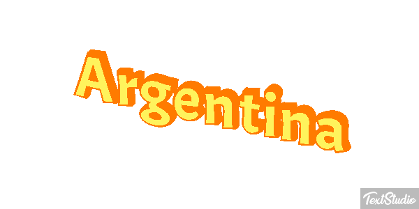 Argentina Tekst effect