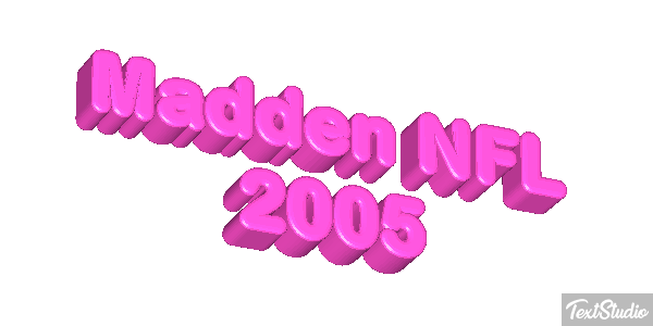 Madden NFL 2005 Efeito do texto