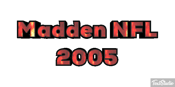 Madden NFL 2005 Efeito do texto