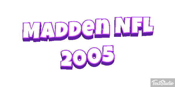 Madden NFL 2005 Efeito do texto